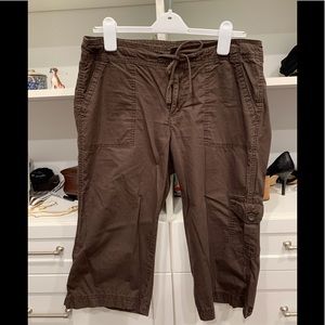 Calvin Klein Brown Capri Pants